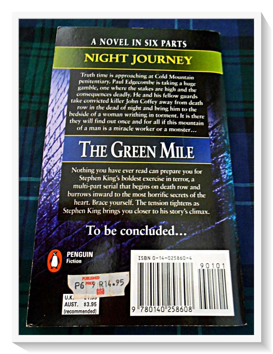 Stephen King: The Green Mile: Night Journey - Penguin Books - 1996 - Paperback: Condition: (B)