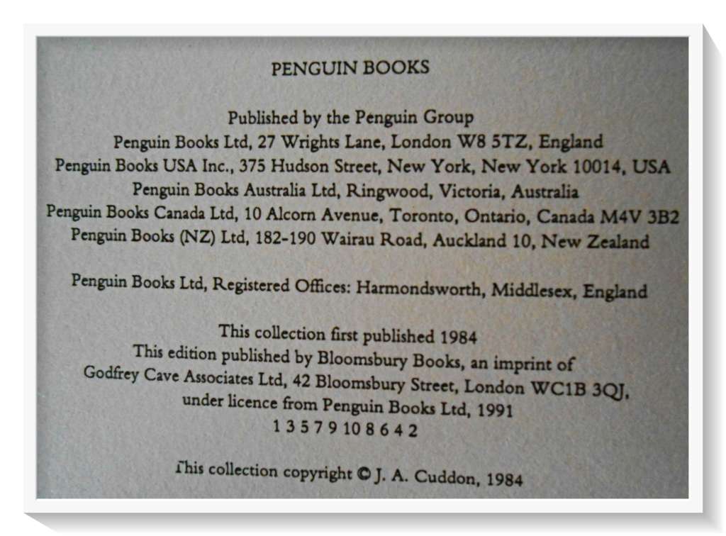 The Penguin Book of Horror Stories - First Edition 1991 - Penguin - Large Hardcover - Condition: A+