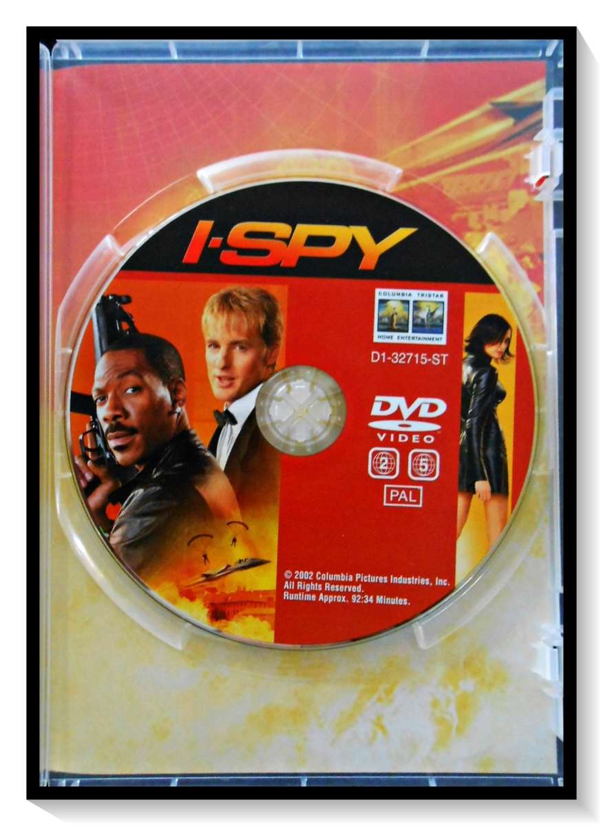 I SPY: DVD - 2002 - Columbia Pictures - 2-13VL - Casing & Disc in Good Condition*