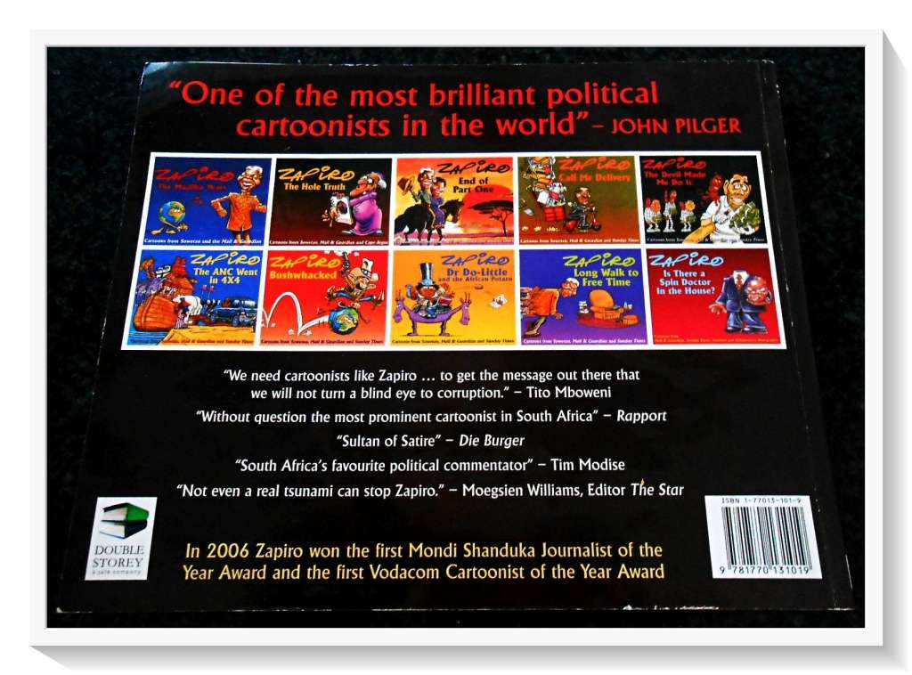 ZAPIRO`s DA ZUMA CODE - Satire/Political Cartoonist - Large Softcover - Condition: B+ (Very Good)