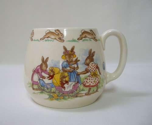 VINTAGE ROYAL DOULTON NURSERY WARE 'BUNNYKINS' MUG c1968-1975