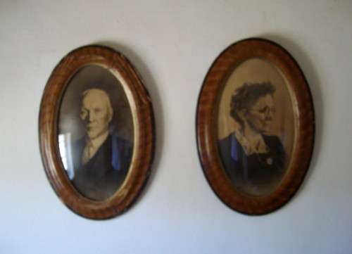 PAIR OF VINTAGE FRAMED PHOTOGRAPHS OF 'OUBAAS & OUMA SMUTS' ~ Personal Collection Only!!!