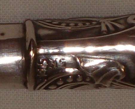 ANTIQUE ART NOUVEAU NORWEGIAN 830 SILVER LACING TOOL c1900-1920