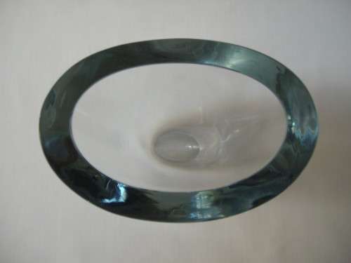 VINTAGE NORWEGIAN ART GLASS 13cm VASE c1950's