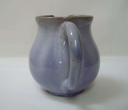 VINTAGE LINN WARE RARE LILAC GLAZED POTTERY MILK JUG c1940's ~ Spout Chipped!!!