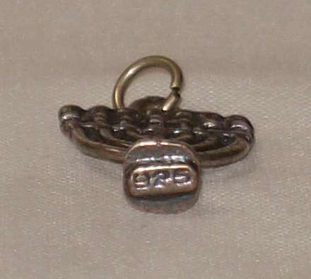 VINTAGE HOLY LAND STERLING SILVER JEWISH MENORAH CHARM