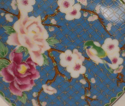 VINTAGE JAPANESE DAI ICHI TOKI IMARI-STYLE 9.5cm PLATE c1970's