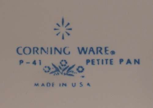 CORNING WARE BLUE CORNFLOWER P-41 PETITE PAN ~ No Cover!!!