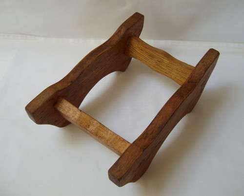 VINTAGE OAK WINE BARREL & STAND