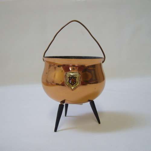 VINTAGE KIMBERLEY SOUVENIR COPPER-PLATED POTJIE