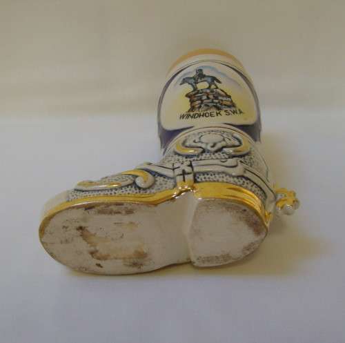 VINTAGE WINDHOEK S.W.A. SOUVENIR BOOT ~ Hairline Chip!!!