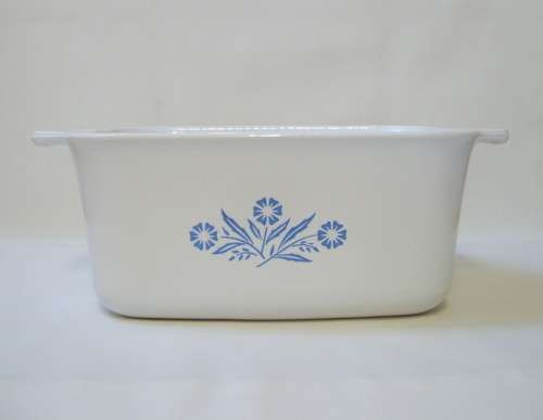 CORNING WARE BLUE CORNFLOWER MODEL P-4-B 7in X 5 1/2in X 3in CASSEROLE DISH - No Cover!!!