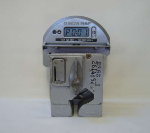 VINTAGE DUNCAN EMM MODEL 7700 DIGITAL ELECTRONIC PARKING METER MECHANISM