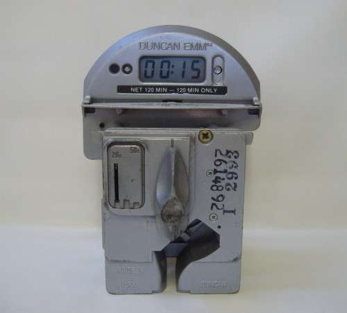VINTAGE DUNCAN EMM MODEL 7700 DIGITAL ELECTRONIC PARKING METER MECHANISM