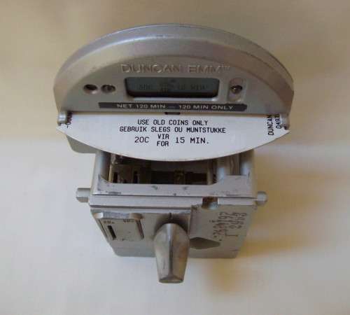 VINTAGE DUNCAN EMM MODEL 7700 DIGITAL ELECTRONIC PARKING METER MECHANISM