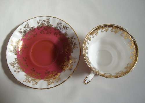 VINTAGE SET OF SIX ROYAL ALBERT 'REGAL SERIES' MULTI-COLOURED DUO'S c1970's