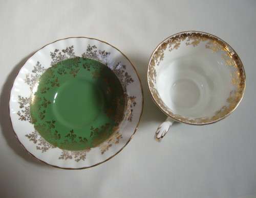 VINTAGE SET OF SIX ROYAL ALBERT 'REGAL SERIES' MULTI-COLOURED DUO'S c1970's