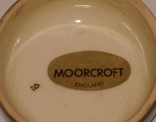 VINTAGE WALTER MOORCROFT CORAL HIBISCUS GINGER JAR & COVER