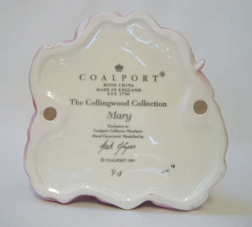 COALPORT THE COLLINGWOOD COLLECTION ~ MARY 16.5cm FIGURINE c1996