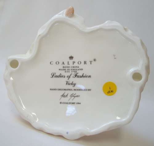 COALPORT LADIES OF FASHION ~ VICKY 23cm FIGURINE c1994