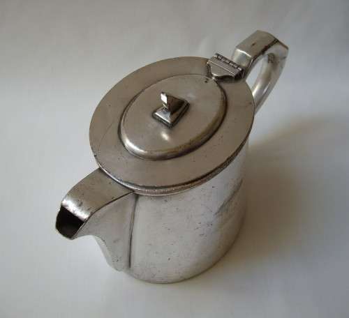 VINTAGE ART DECO GLADWIN SHEFFIELD SILVER-PLATED EMBASSY 1 1/2 PINT TEAPOT c1930's