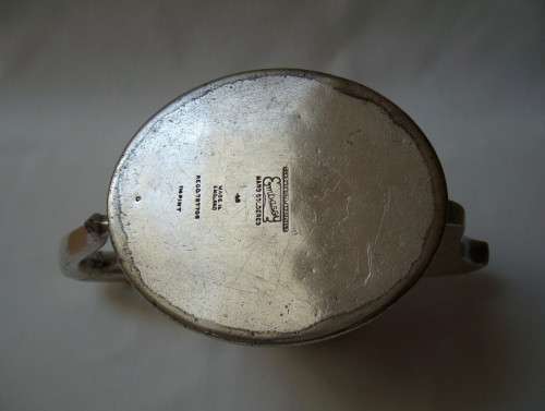 VINTAGE ART DECO GLADWIN SHEFFIELD SILVER-PLATED EMBASSY 1 1/2 PINT TEAPOT c1930's