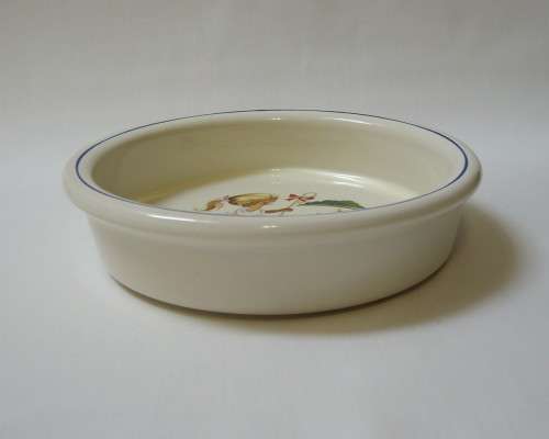 TWO VINTAGE RHODESIAN WILLSGROVE WARE POTTERY NURSERY WARE PORRIDGE BOWLS