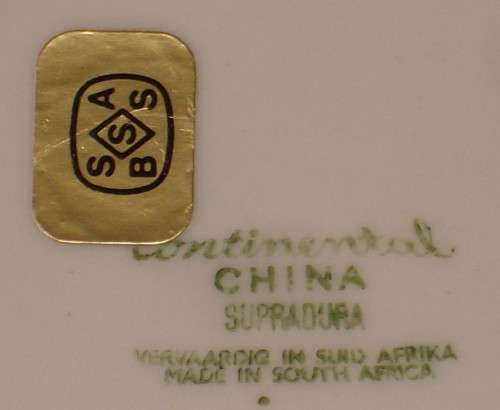 VINTAGE CONTINENTAL CHINA SADF 12cm PIN DISH c1973-1994