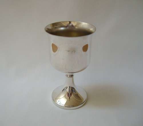 VINTAGE IANTHE SILVER-PLATED WINE GOBLET