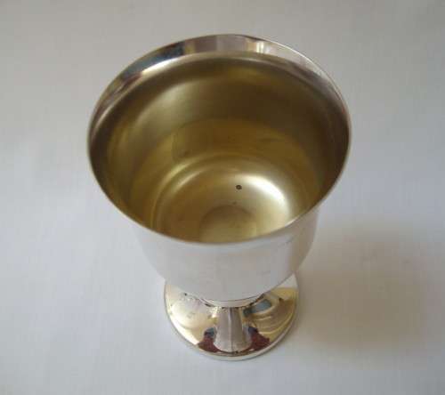 VINTAGE IANTHE SILVER-PLATED WINE GOBLET