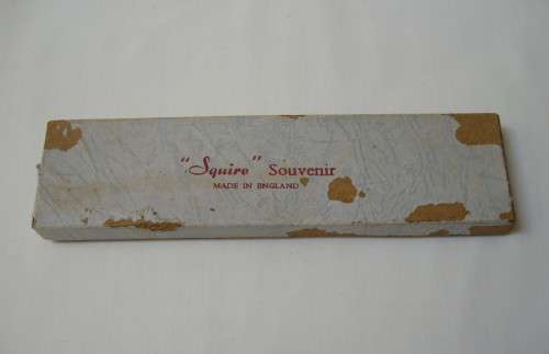 VINTAGE "SQUIRE" SOUVENIR CHROME-PLATED LONDON LETTER KNIFE