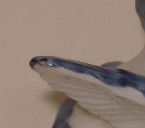 VINTAGE OUDE MOLEN DELFT BLUE 'WINDMILL & DOVES' MANTEL CLOCK ~ Not Working!!!