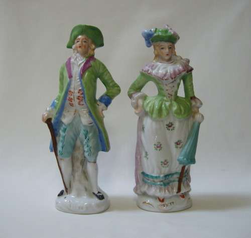 VINTAGE EXTRA LARGE FIGURAL SALT & PEPPER SET