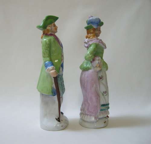 VINTAGE EXTRA LARGE FIGURAL SALT & PEPPER SET