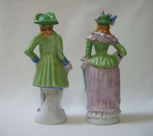 VINTAGE EXTRA LARGE FIGURAL SALT & PEPPER SET