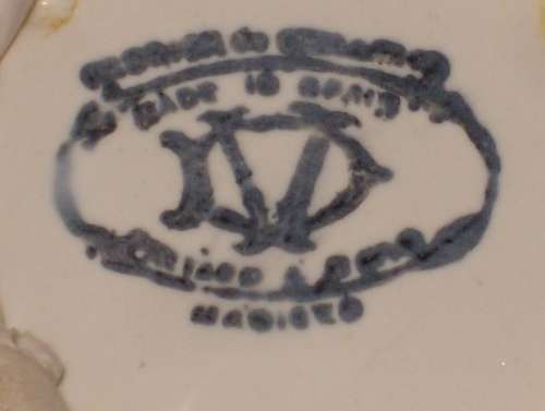 VINTAGE SPANISH MAJOLICA BASKET WITH ASSORTED FRUIT ~ Chipped!!!