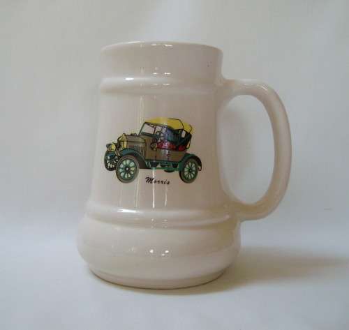 VINTAGE CERAMIC 'MORRIS' BEER TANKARD