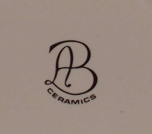 VINTAGE AB CERAMICS 'SWANS' 9.5cm MINIATURE PLATE