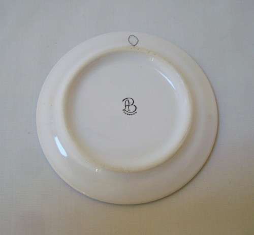 VINTAGE AB CERAMICS 'SWANS' 9.5cm MINIATURE PLATE