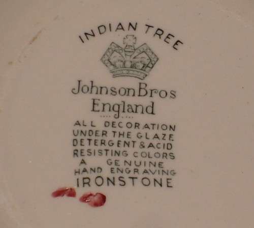 VINTAGE JOHNSON BROTHERS 'INDIAN TREE' 16cm DESSERT BOWL (1 of 5 available)