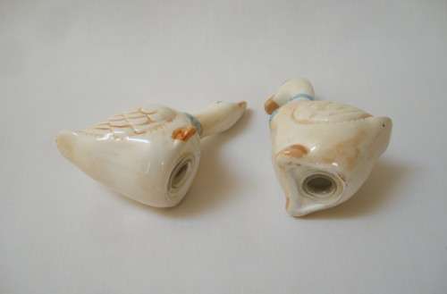 VINTAGE FIGURAL SALT & PEPPER SET