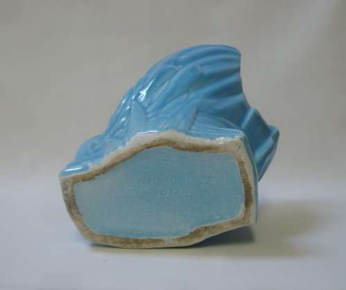 VINTAGE LUCIA WARE No: 2072 SWAN VASE c1940s ~ Rusted Interior!