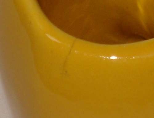 VINTAGE LUCIA WARE No: 2402 ART DECO VASE c1940's ~ Hairline!!!