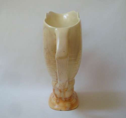 ART DECO BESWICK WARE 21cm JUG VASE c1930s ~ Hairline Crack!
