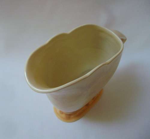 ART DECO BESWICK WARE 21cm JUG VASE c1930s ~ Hairline Crack!