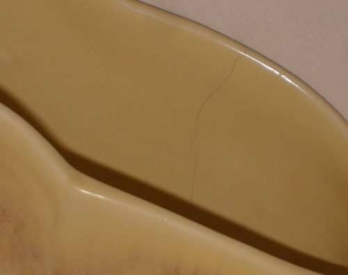 ART DECO BESWICK WARE 21cm JUG VASE c1930s ~ Hairline Crack!