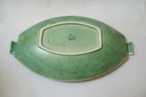 ART DECO CROWN DEVON 31cm X 17.5cm OVAL BOWL c1930's