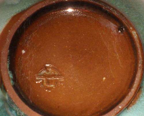 VINTAGE LINN WARE VIRIDIAN GLAZED SOUTH AFRICAN STUDIO POTTERY JUG c1940's