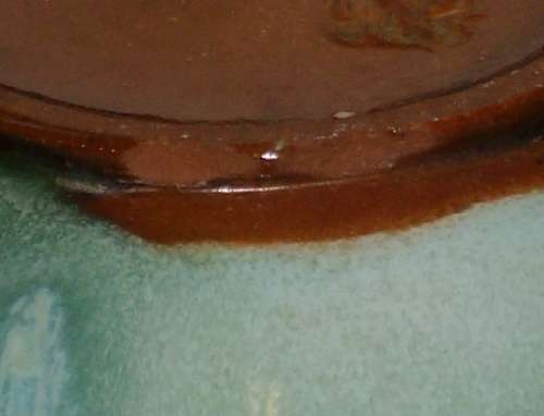 VINTAGE LINN WARE VIRIDIAN GLAZED SOUTH AFRICAN STUDIO POTTERY JUG c1940's