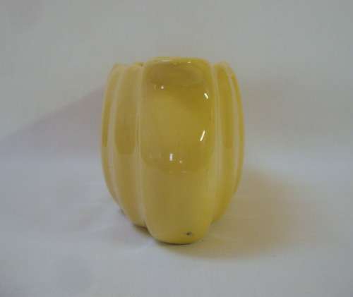 VINTAGE LUCIA WARE No: 3301 OVAL TROUGH VASE c1940s
